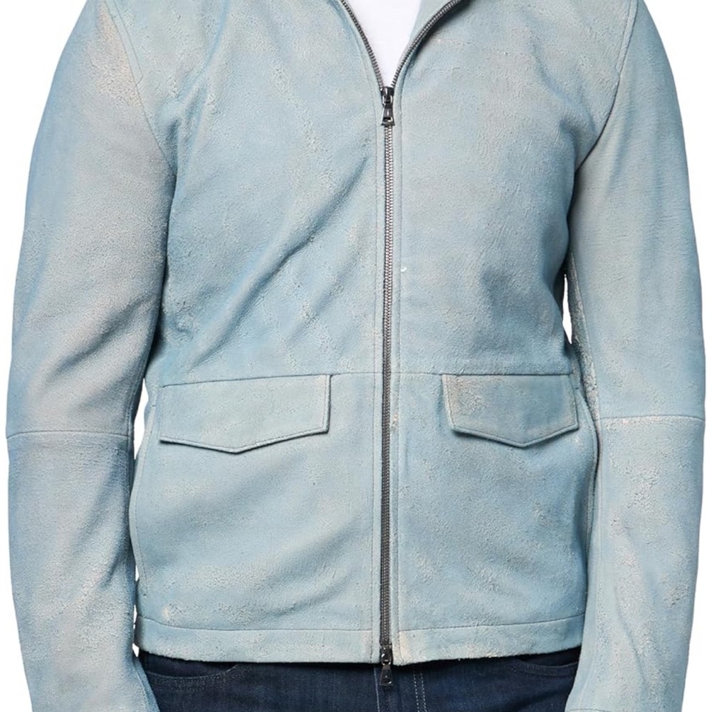 John Varvatos Light Blue Performance Jacket